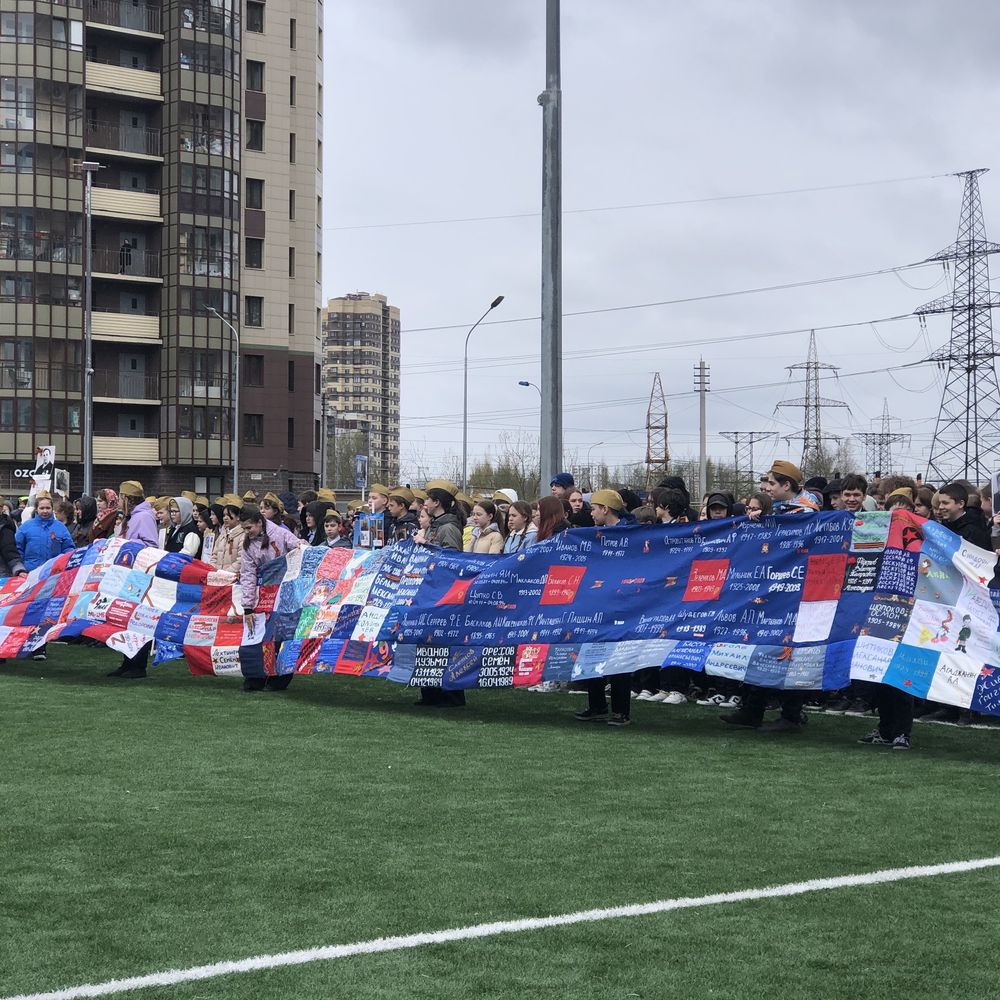 6 мая в школе прошла торжественная линейка, посвященная 80-летию Победы в Великой Отечественной войне