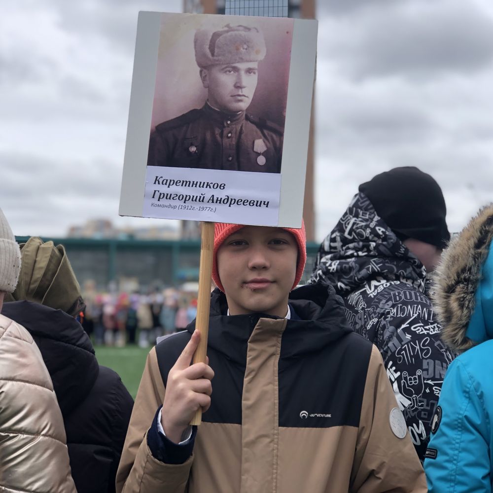 6 мая в школе прошла торжественная линейка, посвященная 80-летию Победы в Великой Отечественной войне
