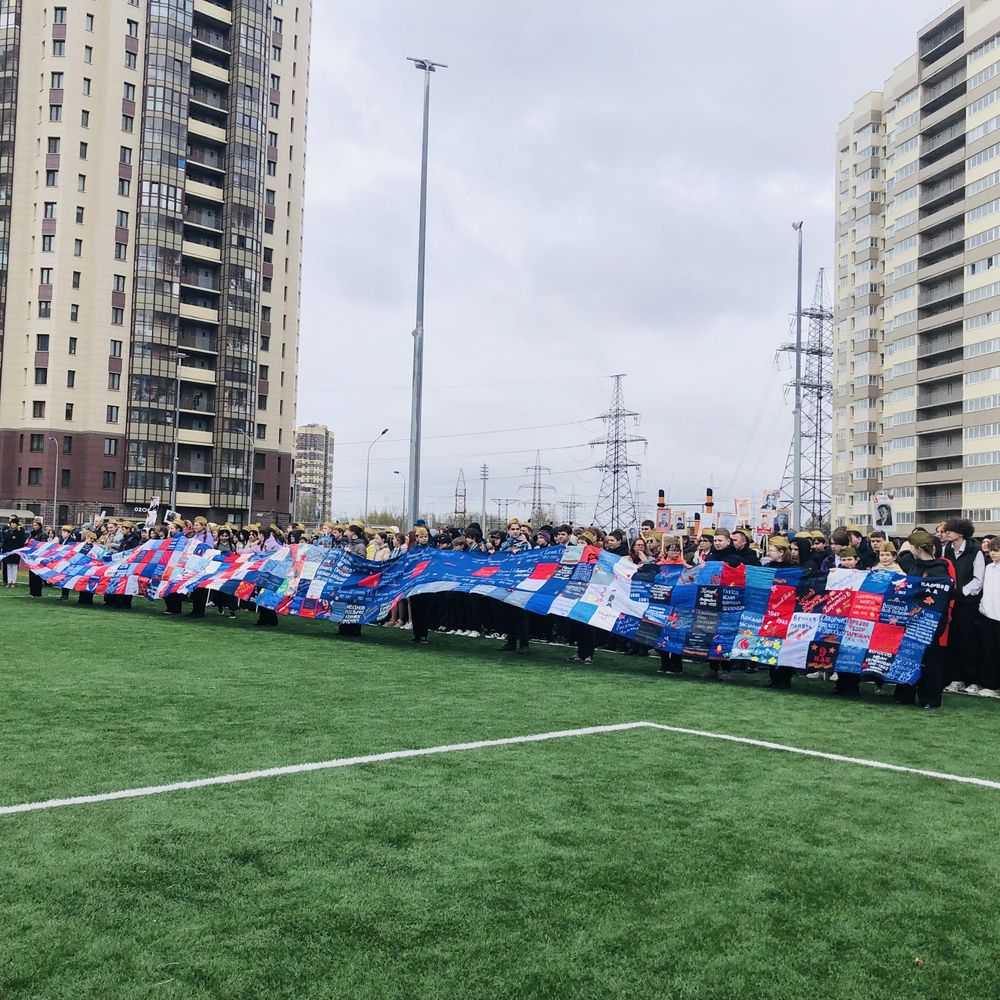 6 мая в школе прошла торжественная линейка, посвященная 80-летию Победы в Великой Отечественной войне